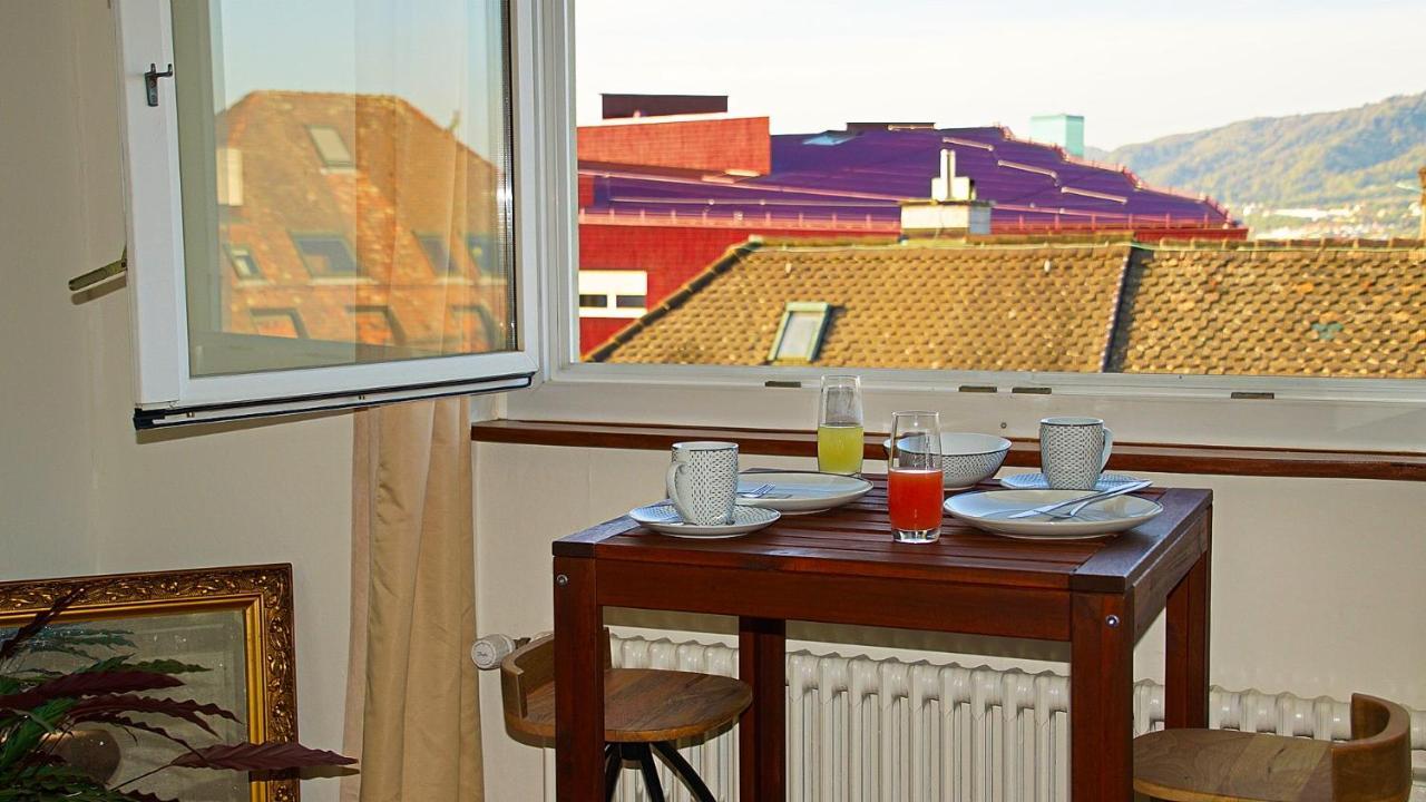 Helvetia 2 Zimmer Apartment Mit Parkplatz 취리히 외부 사진